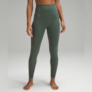 lululemon Align High-Rise pant 28” dark forest size 2